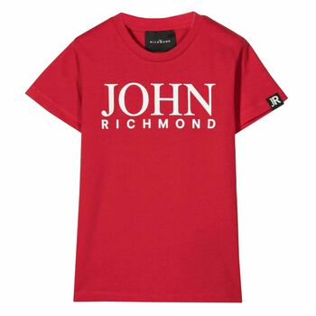 Boys Red Logo T-Shirt