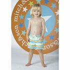 Boys Multicolored Printed Swim Short, 1, hi-res