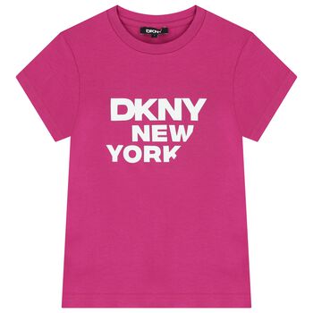 Girls Pink Logo T-Shirt