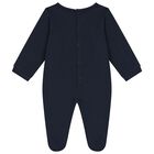 Baby Boys Navy Blue Logo Babygrow Gift Set, 1, hi-res