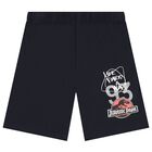 Boys Navy Blue Jurassic Shorts Set, 1, hi-res