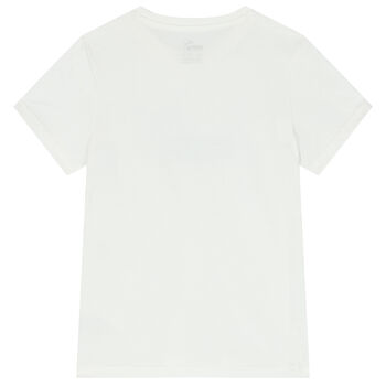 Boys White Logo T-Shirt
