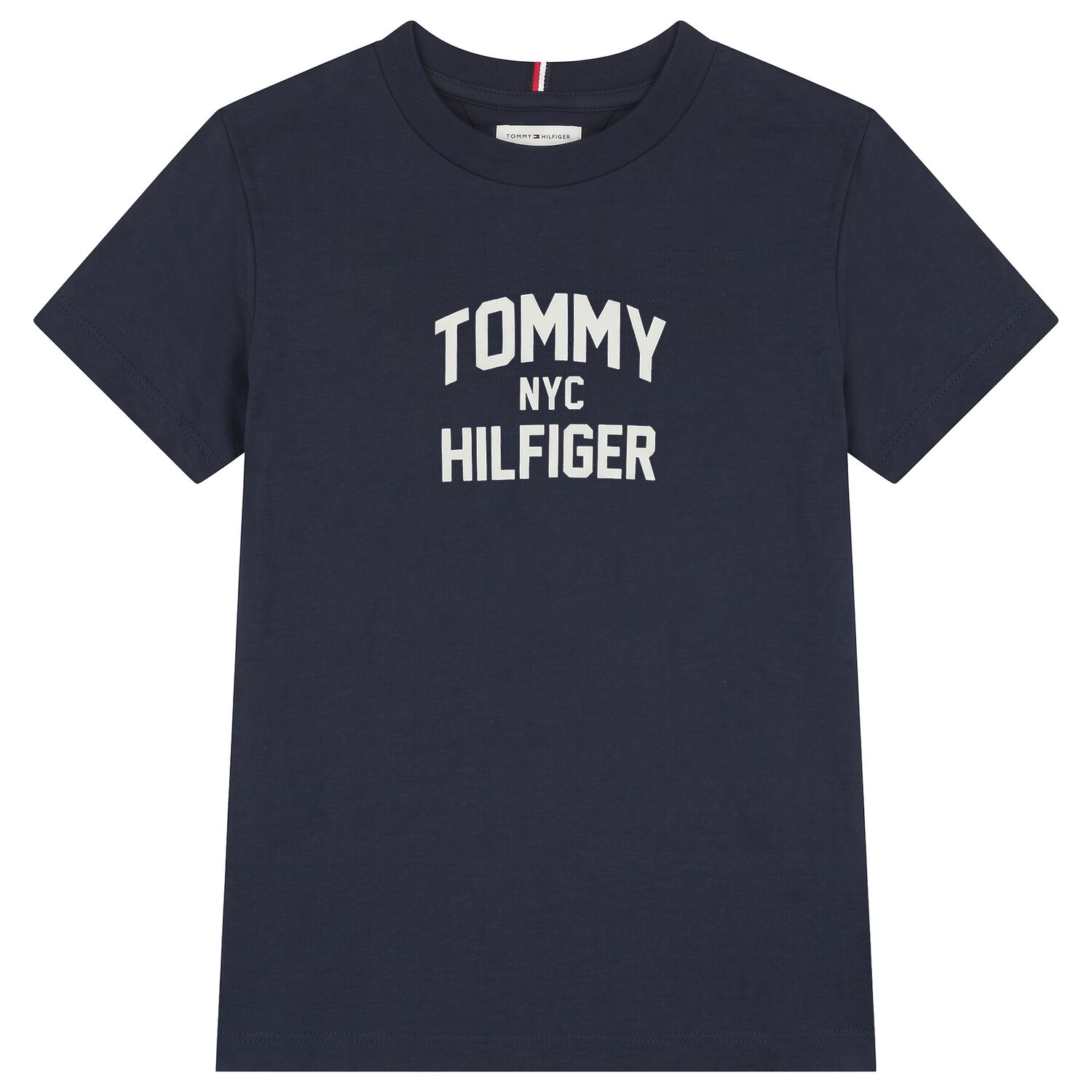 Boys Navy Blue Logo T-Shirt, 1, hi-res
