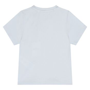 Younger Boys Blue Logo T-Shirt