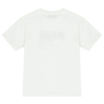 Boys White Logo T-Shirt