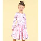 Girls Pink Unicorn Dress, 1, hi-res