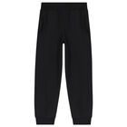 Girls Black Minnie Mouse Joggers, 1, hi-res