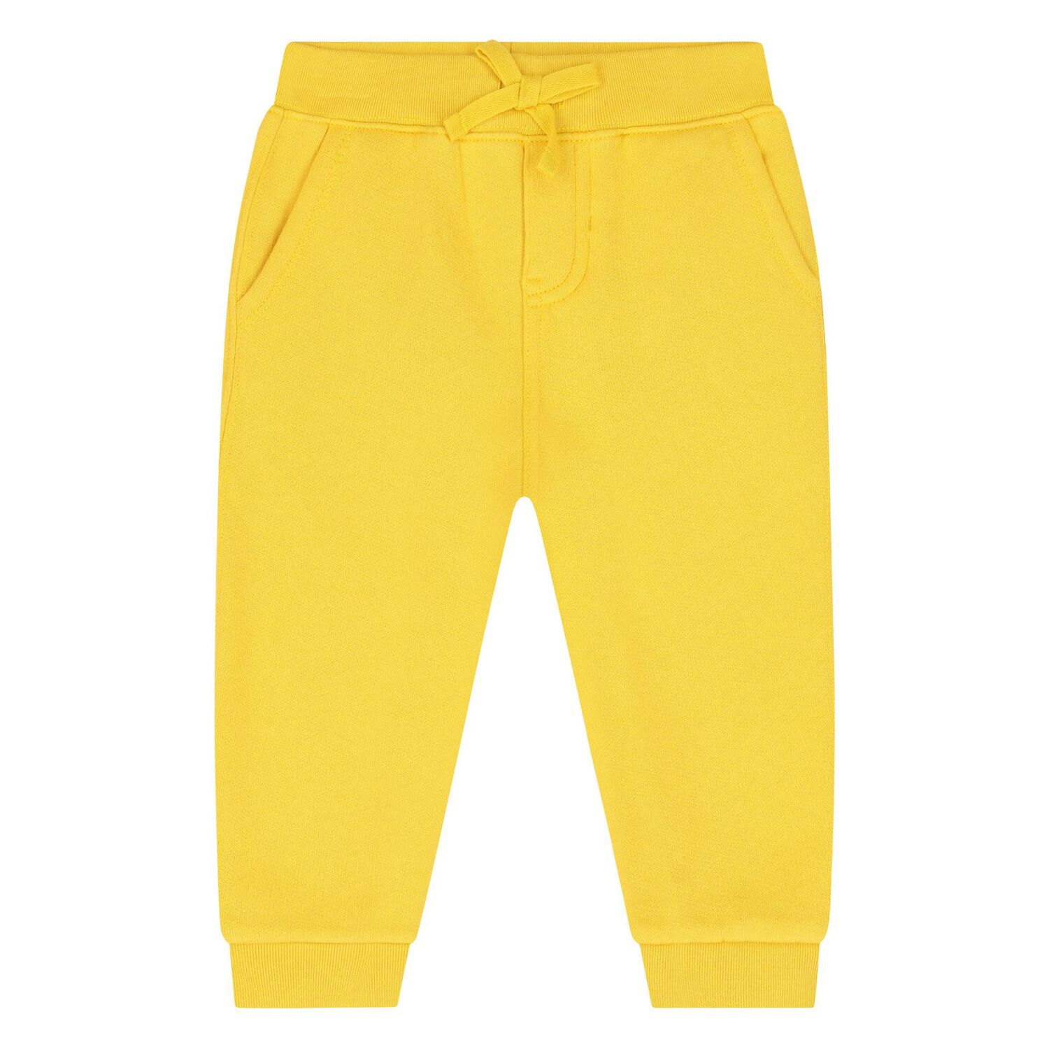 Baby Boys Navy Blue & Yellow Logo Tracksuit, 1, hi-res