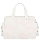 Baby Girls White & Pink Geo Map Changing Bag, 2, hi-res