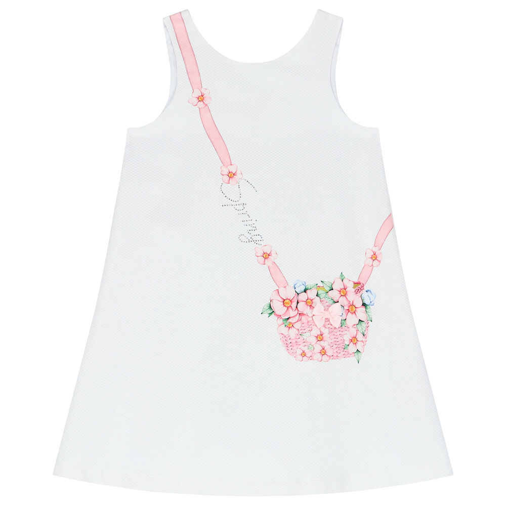 Balloon Chic White Floral Skirt main image 0