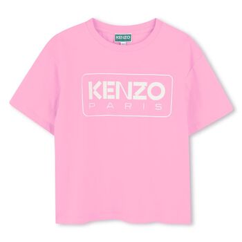 Girls Pink Logo T-Shirt