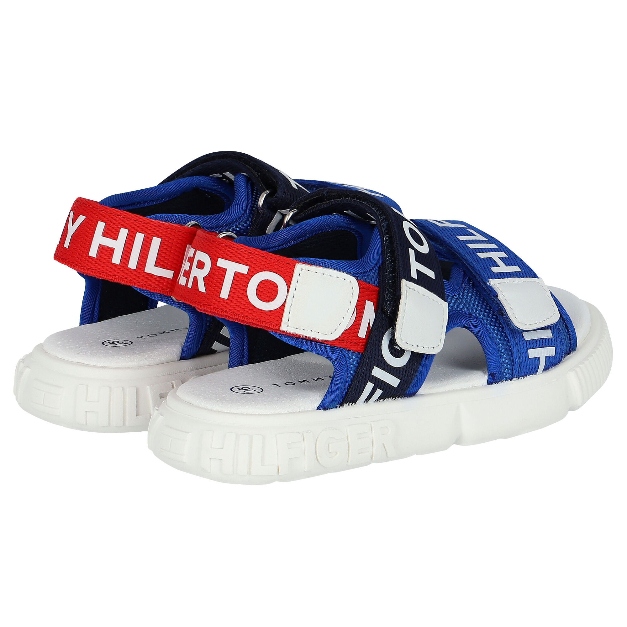 Tommy hilfiger red white and blue sandals 2025