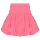 Girls Pink Bubble Skirt Set, 1, hi-res