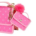  Girls Pink Mini Handbag Keychain ( 9CM ), 1, hi-res