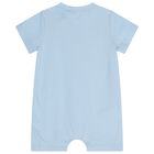 Baby Boys Blue Puppy Romper ( 2-Pack ), 2, hi-res
