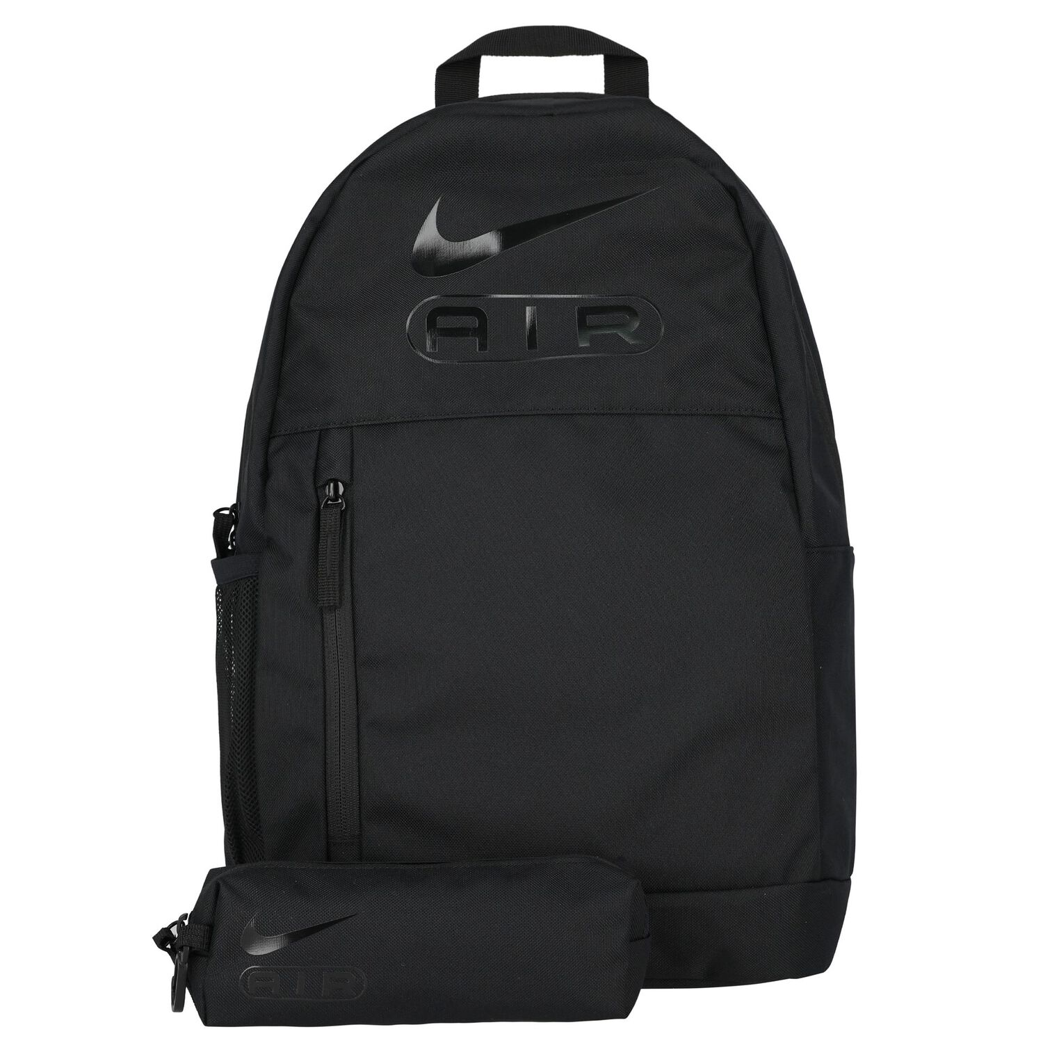Black Logo Backpack, 1, hi-res