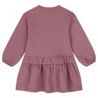 Girls Pink Heart Dress, 1, hi-res