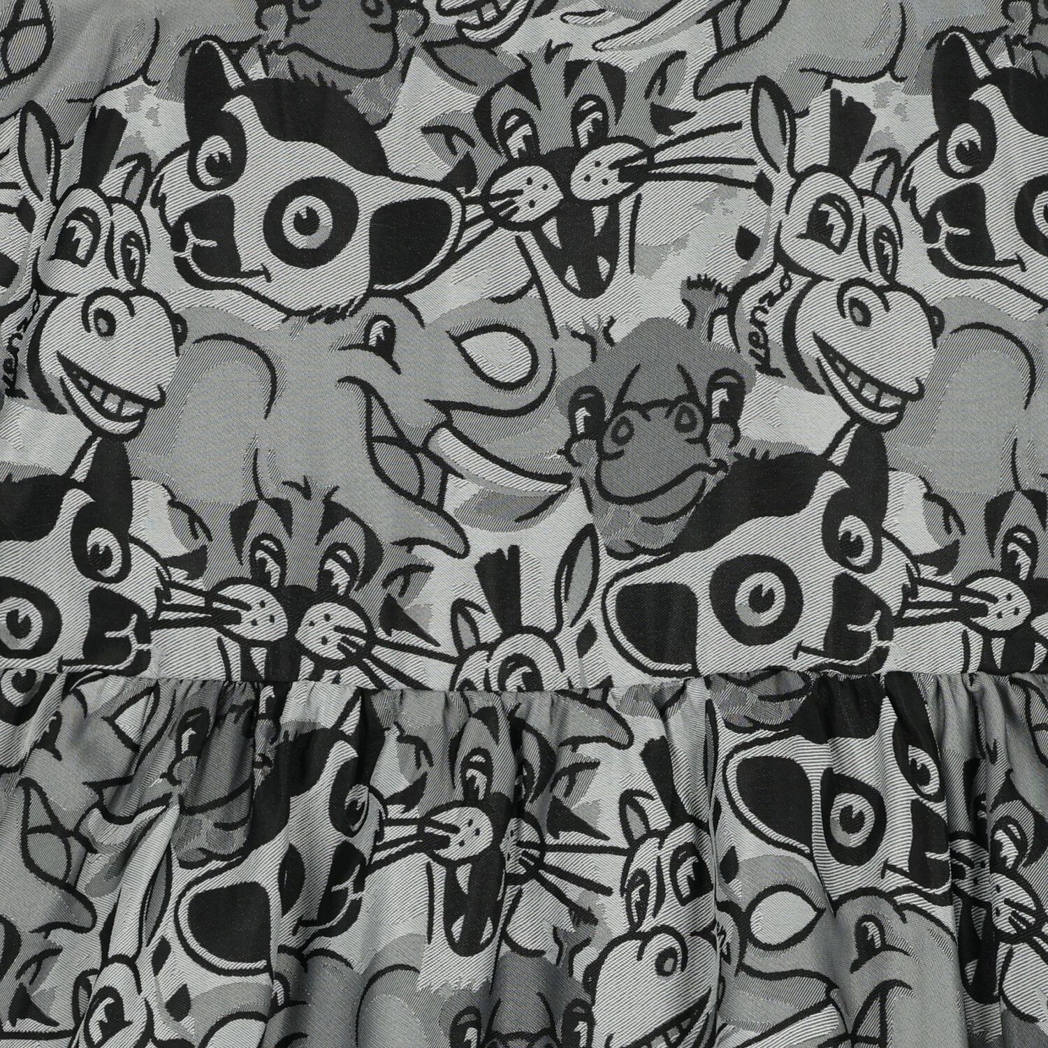 Girls Grey Safari Dress, 1, hi-res