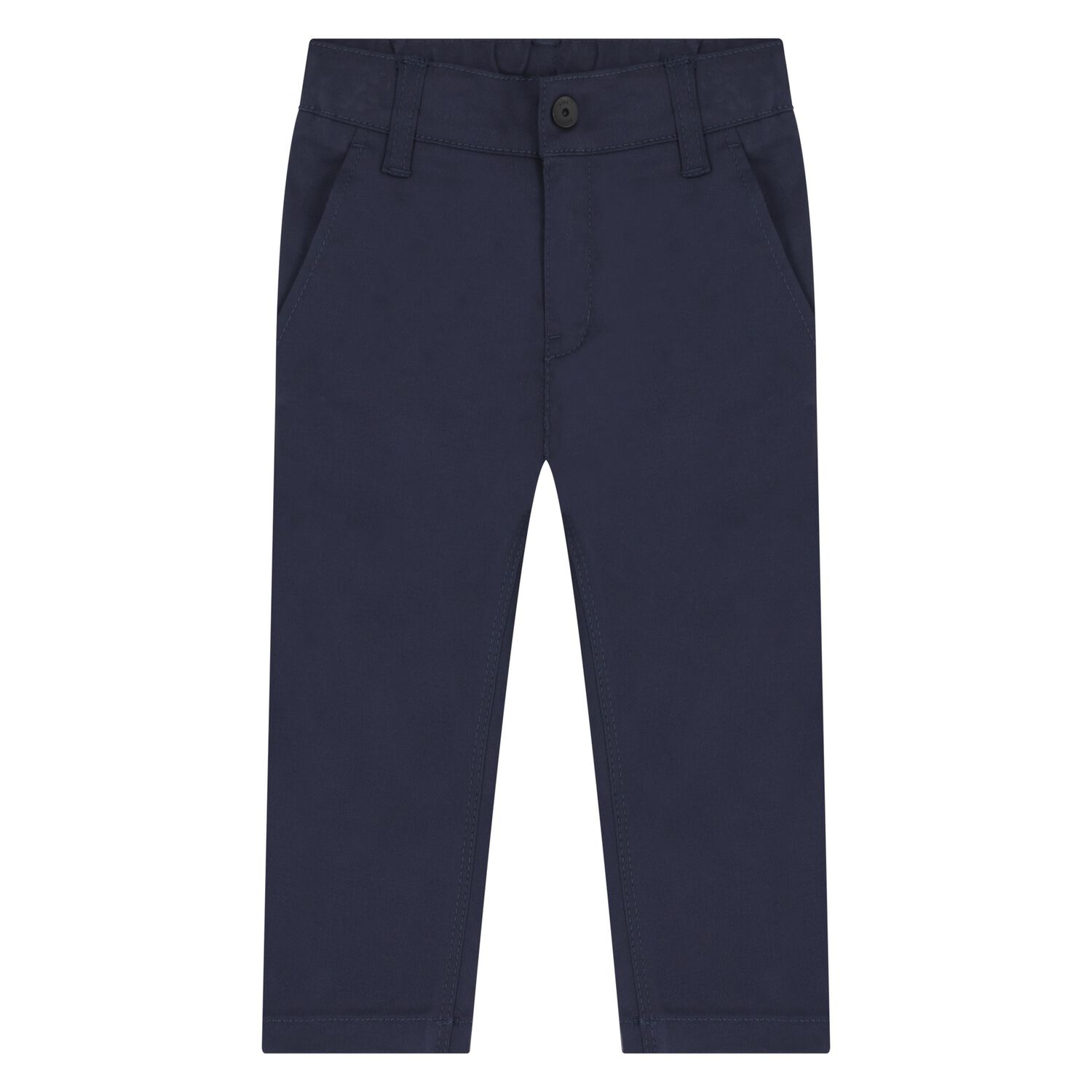 Younger Boys Navy Blue Trousers, 2, hi-res image number null