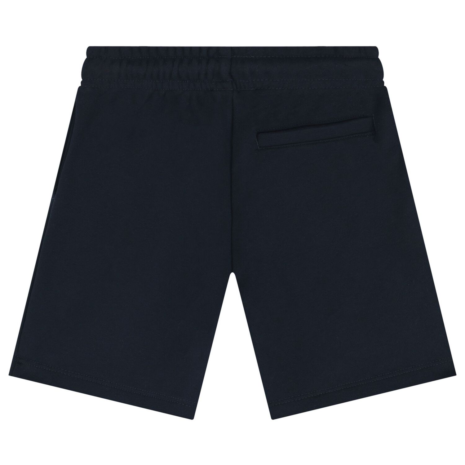 Boys White & Navy Blue Shorts Set, 2, hi-res