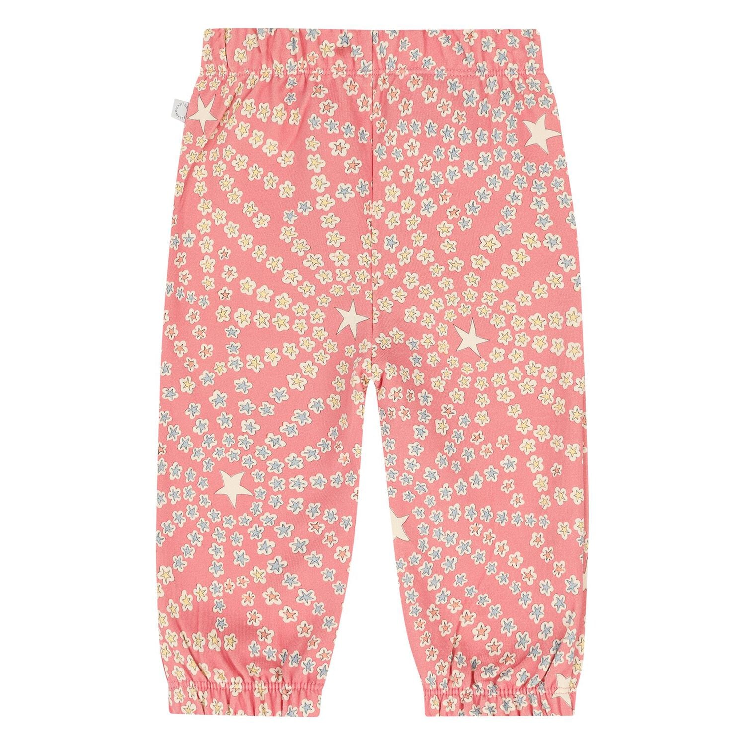 Younger Girls Pink Star Tracksuit, 1, hi-res