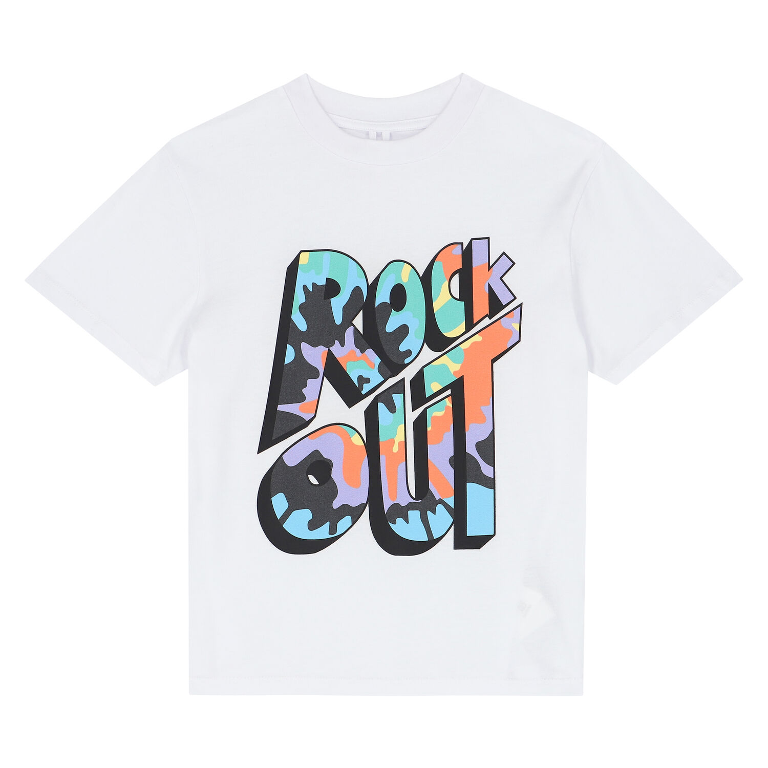 Boys White Graphic T-Shirt, 1, hi-res image number null