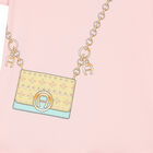 فستان بالشعار باللون الوردي , 3, hi-res