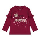 Baby Girls Burgundy & Beige Leggings Set, 1, hi-res