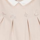 Beige & Ivory Flower Babygrows ( 2-Pack ), 2, hi-res