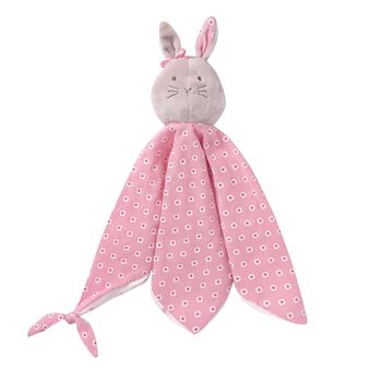 Baby Girls Pink & Beige Doudou Comforter