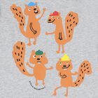 Boys Grey Squirrel Long Sleeve Top, 1, hi-res