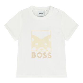 Baby Boys White Logo T-Shirt