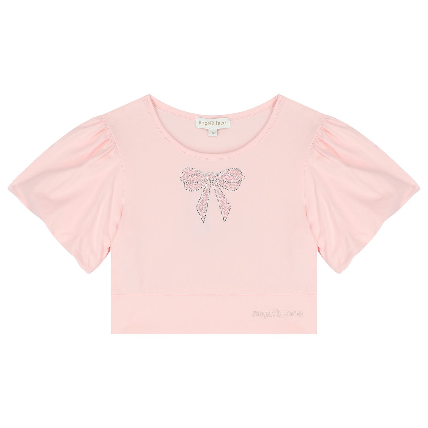 Girls Pink Embellished T-Shirt, 1, hi-res image number null