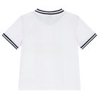 Boys White Jordan Logo T-Shirt, 1, hi-res