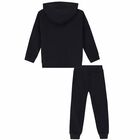 Boys Navy Logo Tracksuit, 1, hi-res