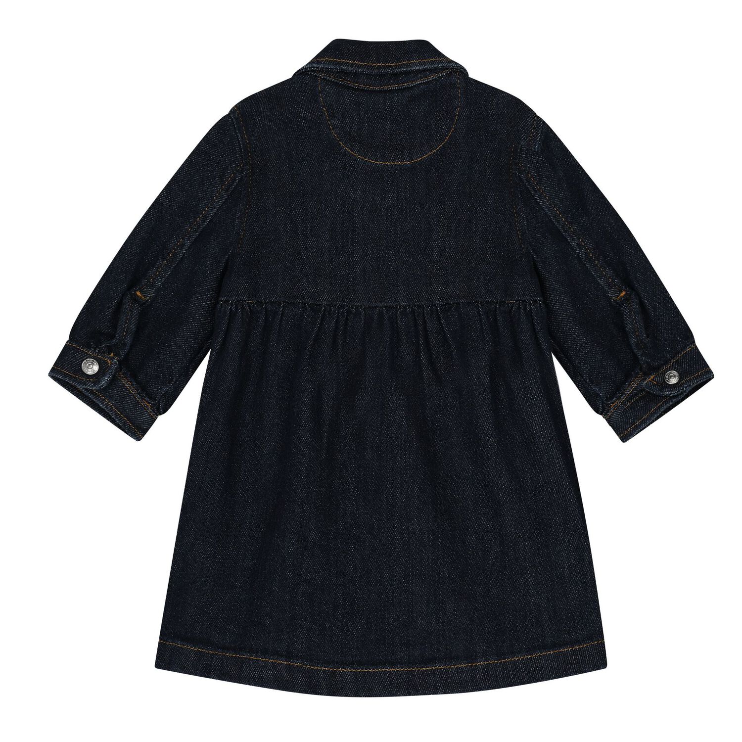 girls black denim dress Ra & Da Front Pleat Black Denim Dress Flying Colors
