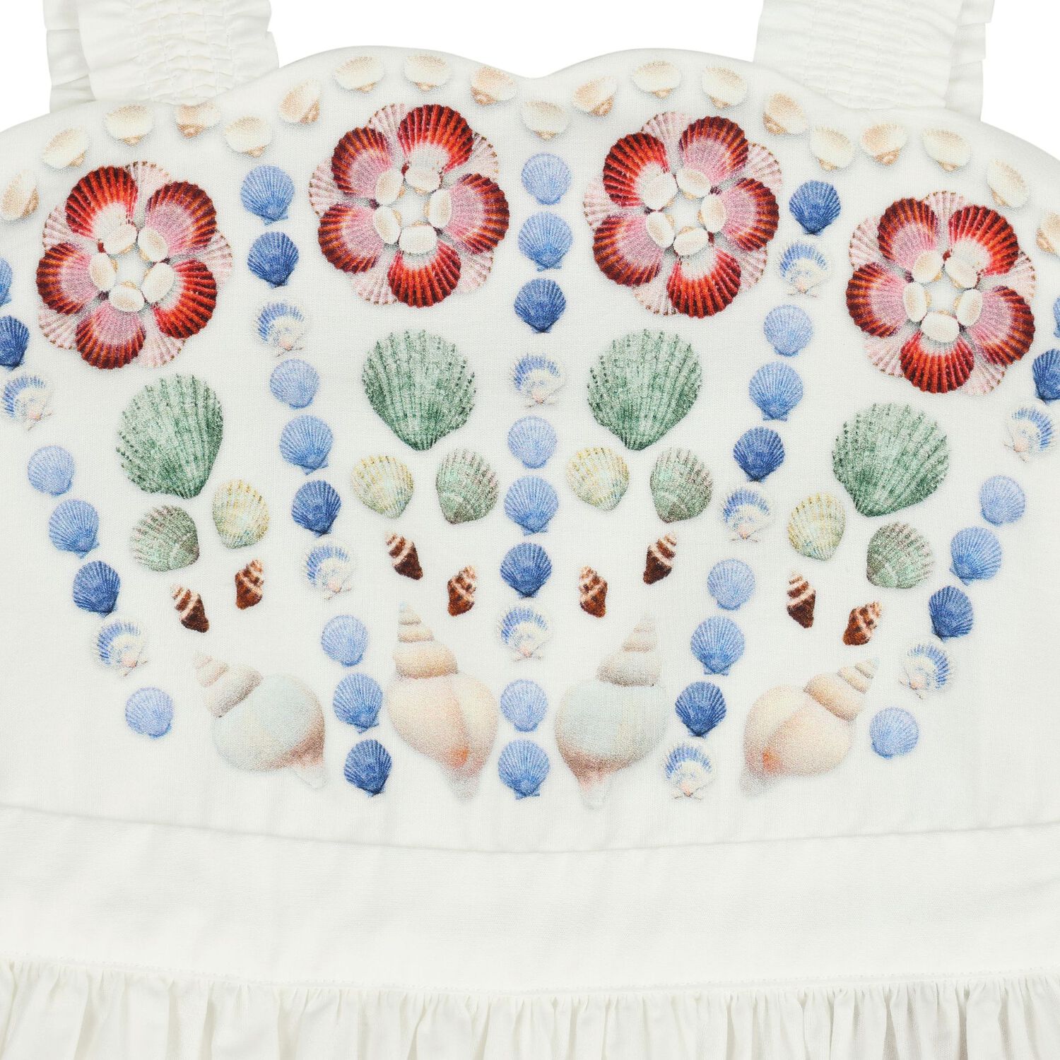 فستان بنات بطبعه صدفه باللون الابيض , 1, hi-res