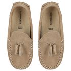Boys Beige Suede Shoes, 2, hi-res