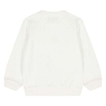 Younger White Popcorn Logo Sweatshirt