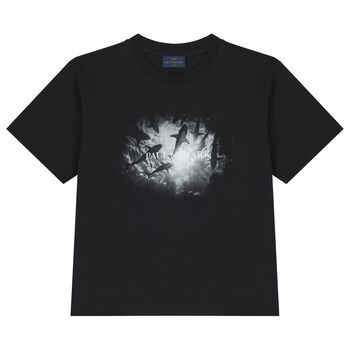 Boys Black Logo T-Shirt