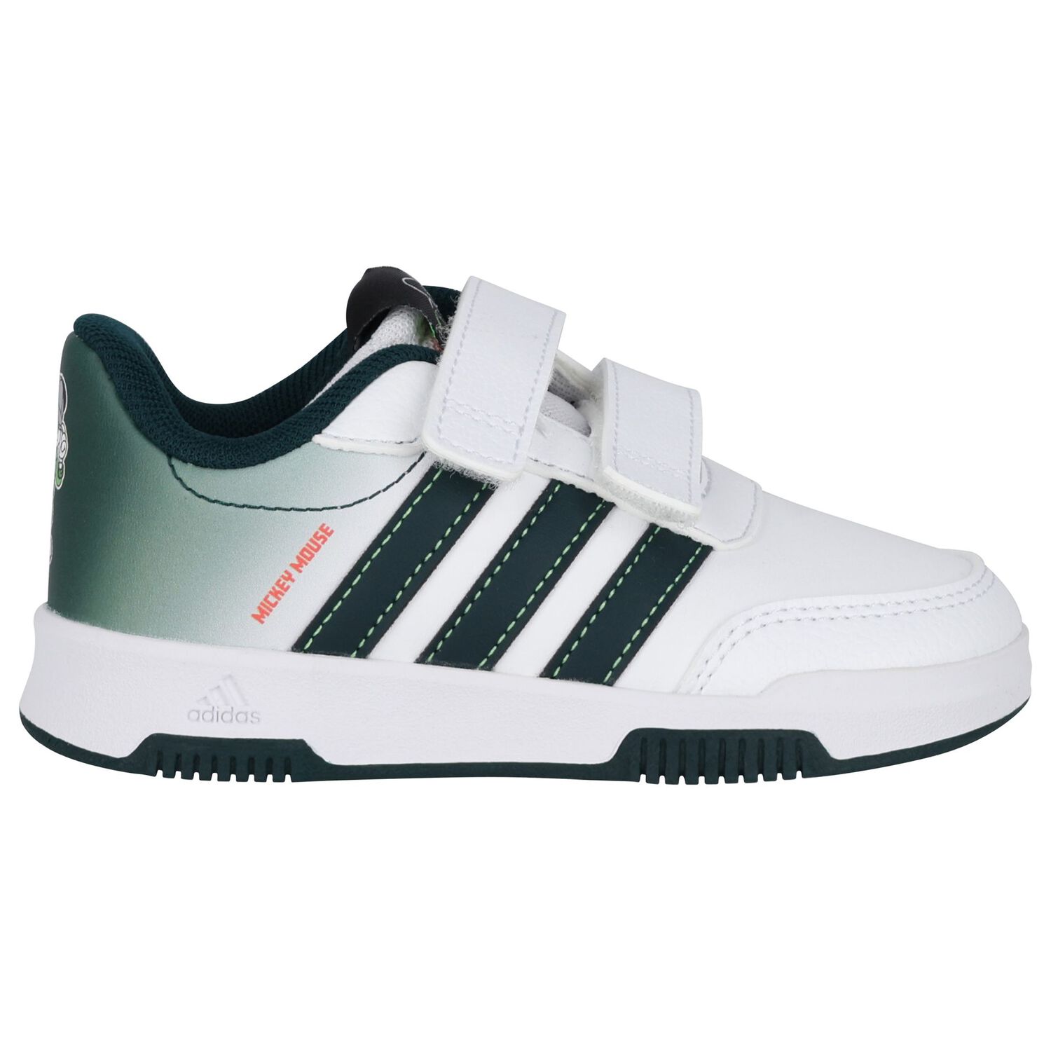 حذاء رياضي بشعار  أبيض وأخضر للأولاد, 1, hi-res