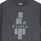 سويت شيرت بشعار كاكي للأولاد, 1, hi-res