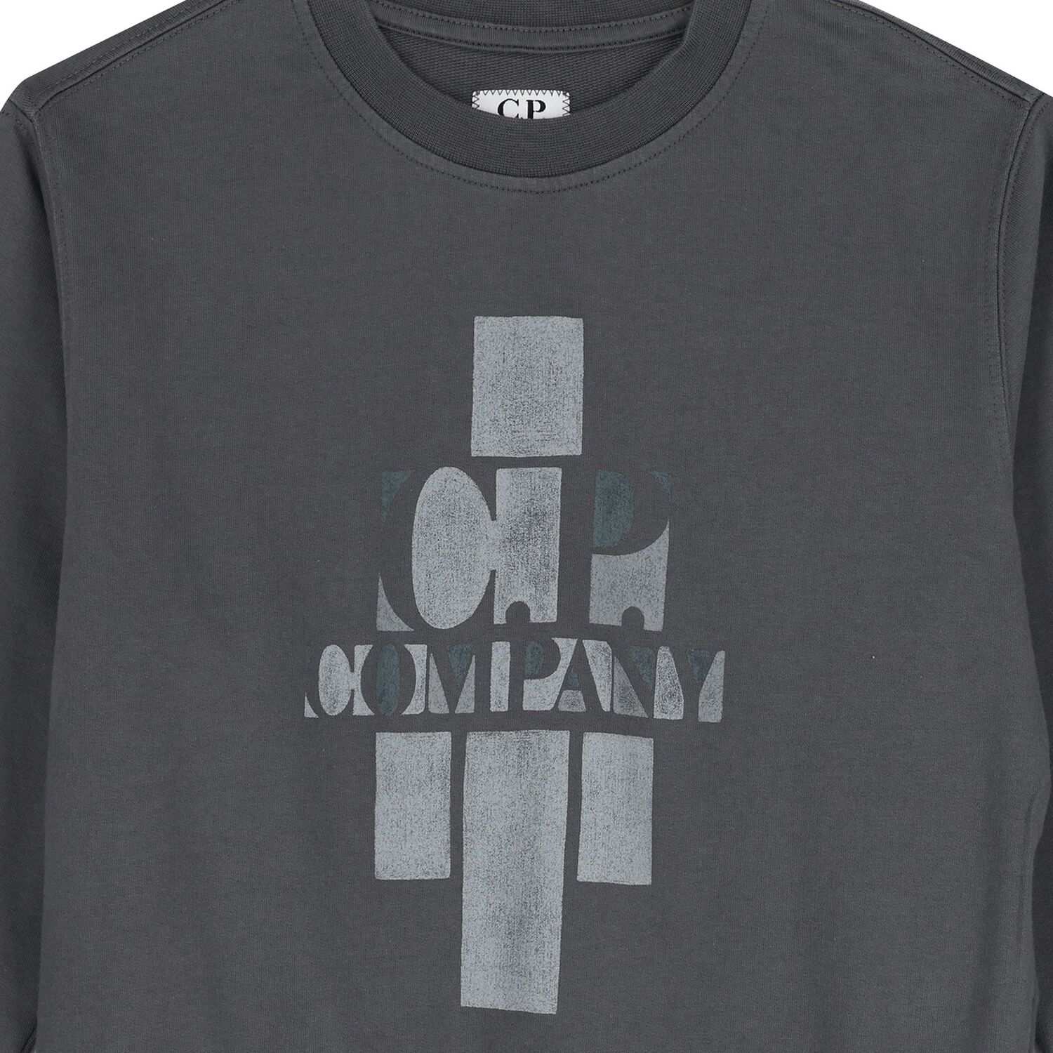 سويت شيرت بشعار كاكي للأولاد, 1, hi-res