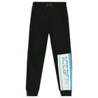 Boys Black Logo Joggers, 1, hi-res