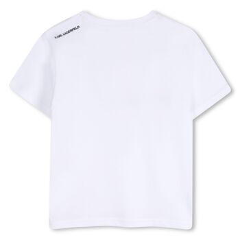 Boys White Logo T-Shirt