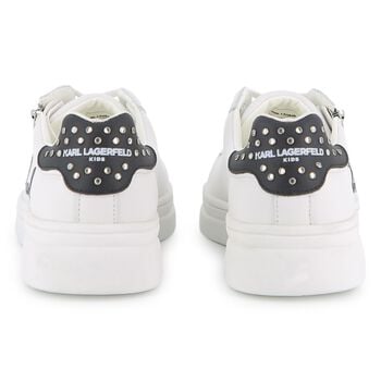 Girls Mini Me Logo Trainers