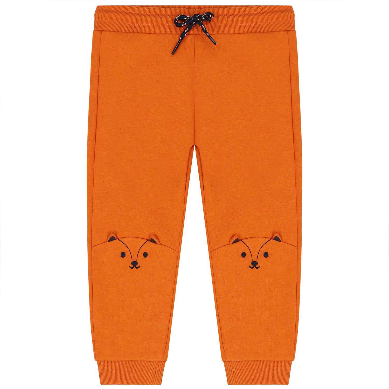 بدلة رياضية أولاد 3 قطع باللون العاجى والبرتقالى والكحلى, 1, hi-res