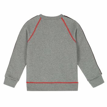 Boys Grey Logo Sweatshirt