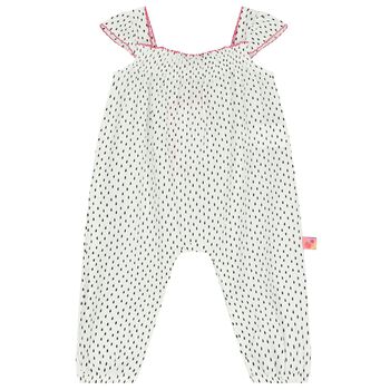 Baby Girls White Watermelon Romper