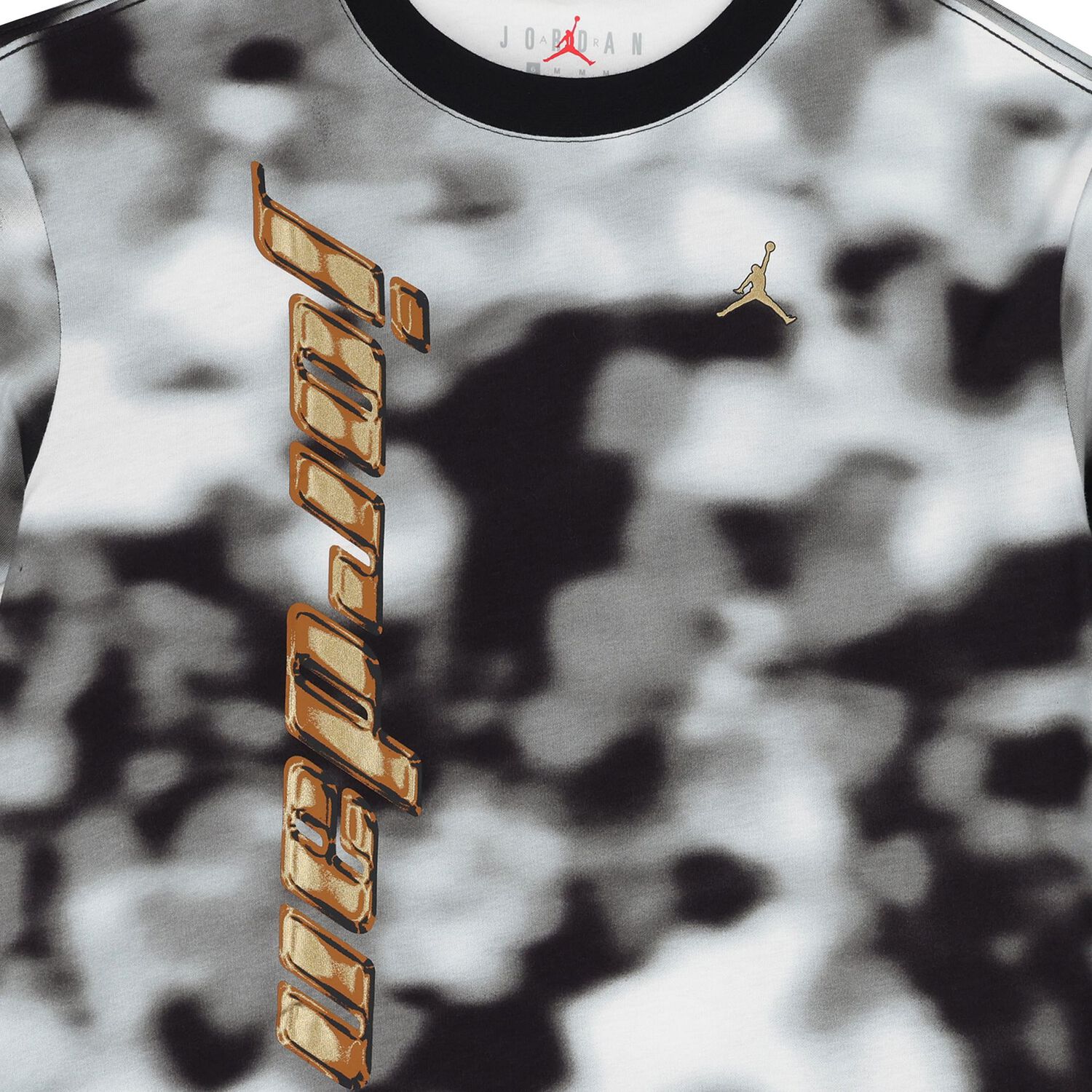 Boys Black & White Jordan Logo T-Shirt, 1, hi-res image number null